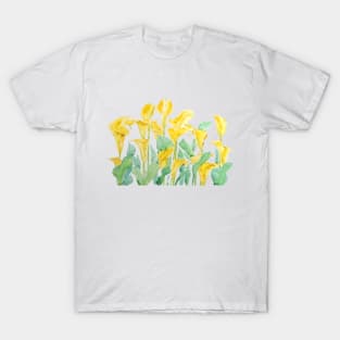 yellow call lily branch T-Shirt